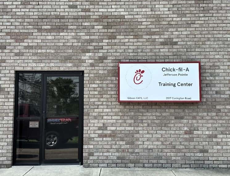 Custom building sign